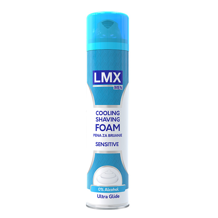 LMX MEN pena za brijanje Smooth shave Sensitive