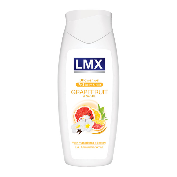 LMX gel za tuširanje 2u1 za kosu i telo Grapefruit & Vanila 