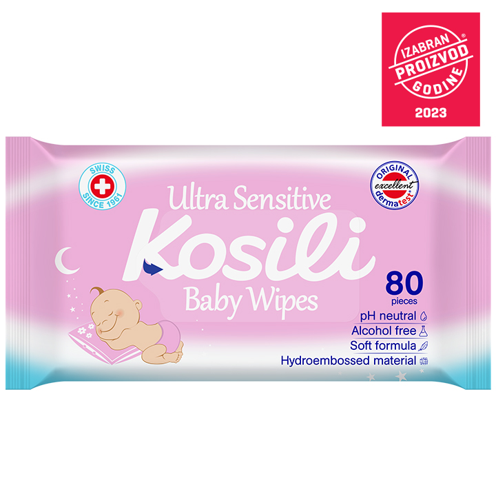 Kosili Ultra Sensitive Baby vlažne maramice