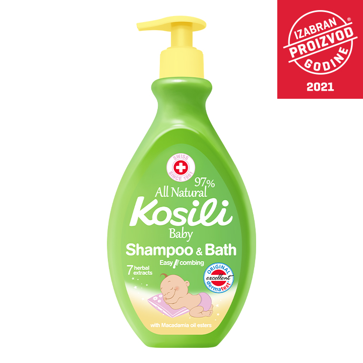 Kosili All Natural Baby šampon i kupka 2 u 1 sa pumpicom