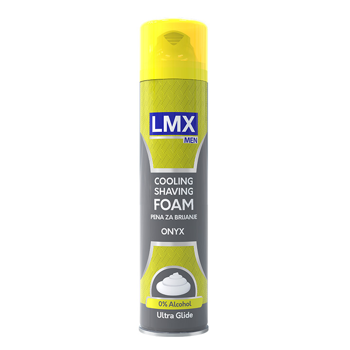 LMX MEN pena za brijanje Smooth shave Onyx