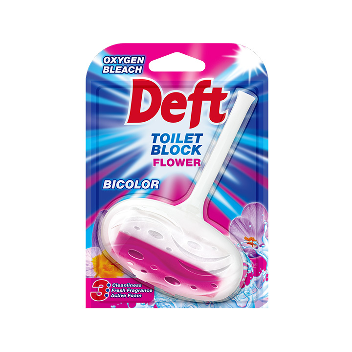 DEFT Bicolor tvrdi wc osveživač Flower