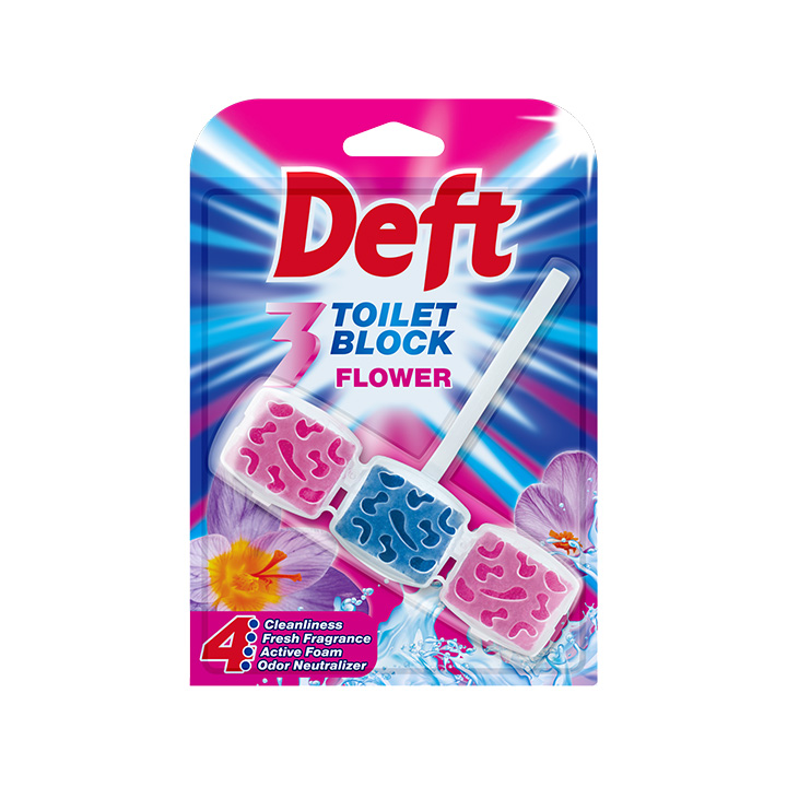 DEFT 3 WC tvrdi osveživač  Flower