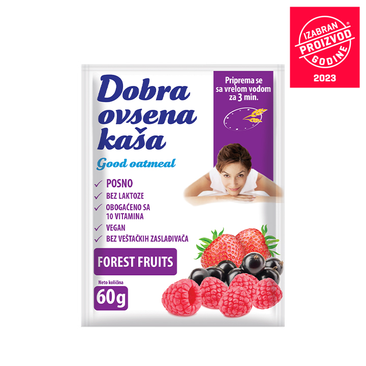 DOBRA OVSENA KAŠA šumsko voće